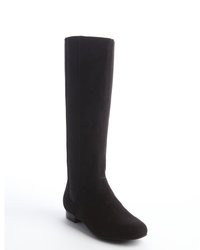 Charles by Charles David Black Faux Suede Knee High Boots