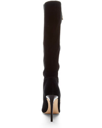 French Connection Black Molly Knee High Boots