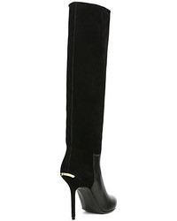 Burberry Carnwath Suede Leather Knee High Boots