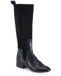 Chloé Chloe Leather Suede Knee High Boots