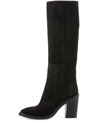 CNC Costume National Costume National Suede Knee Boot Black