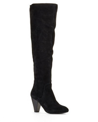 Dune London Salley Suede Knee High Boots