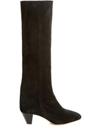 Etoile Isabel Marant Isabel Marant Toile Robby Cone Heel Suede Knee High Boots