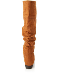 Forever 21 Knee High Faux Suede Boots