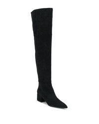 Sergio Rossi Knee Length Pointed Toe Boots