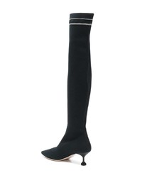 Miu Miu Knee Length Sock Boots