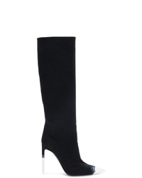 Tom Ford Ombre Toe Cap Knee High Boots