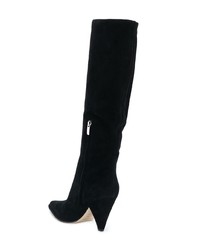 Sergio Rossi Pointed Knee Length Boots