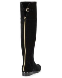 Charles by Charles David Reed Suede Back Zip Knee High Boots