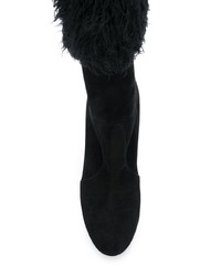 Casadei Removable Fluffy Leg Boots