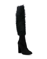 Casadei Removable Fluffy Leg Boots