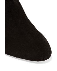 Isabel Marant Robby Suede Knee Boots Black