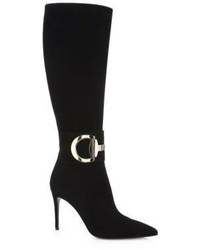 Gucci Rooney Suede Knee High Boots