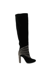 Alberta Ferretti Stud Embellished Boots