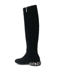 Dolce & Gabbana Studded Heel Boots