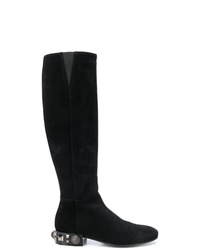Dolce & Gabbana Studded Heel Boots