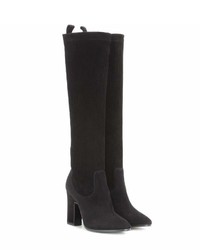 Pierre Hardy Suede Knee High Boots