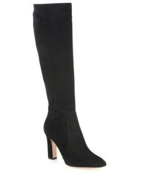 Gianvito Rossi Suede Knee High Boots