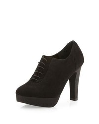 Andre Assous Brynn Suede Oxford Bootie Black