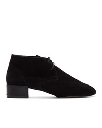 Repetto Black Suede Ivan Boots