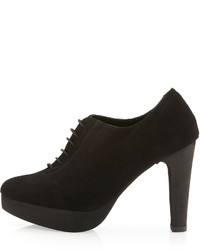 Andre Assous Brynn Suede Oxford Bootie Black