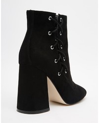 Asos Enigma Lace Up Ankle Boots