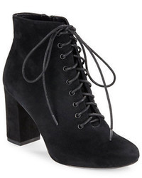 424 Fifth Gianetta Suede Lace Up Ankle Boots