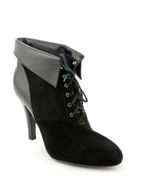 INC International Concepts Tallen Black Suede Fashion Ankle Boots