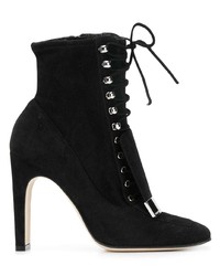 Sergio Rossi Lace Up Ankle Boots