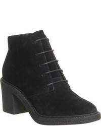 Office Lulu Lace Up Suede Ankle Boots