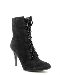 Marc Fisher Circle Black Suede Fashion Ankle Boots