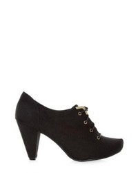 New Look Black Lace Up Shoe Boots