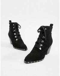 ASOS DESIGN Ritz Suede Lace Up Ankle Boots Suede