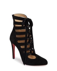 Christian Louboutin Spinetita Cage Lace Up Bootie