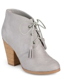 Journee Collection Wen Faux Suede Lace Up Booties