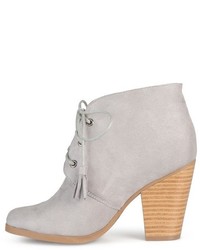 Journee Collection Wen Faux Suede Lace Up Booties