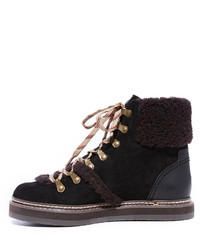 See by Chloe Eileen Flat Shearling Boots