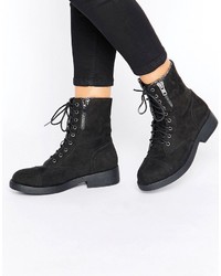 Boohoo Lace Up Work Boot