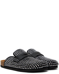JW Anderson Black Crystal Loafers