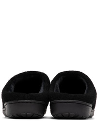 White Mountaineering Black Subu Edition Quilted Loafers