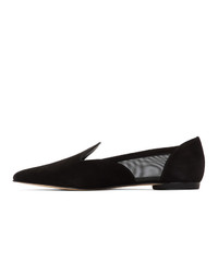 Repetto Black Suede Manet Loafers