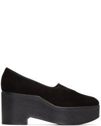 Robert Clergerie Black Suede Xalo Loafers