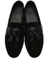 Burberry Black Transmoor English Icon Loafers