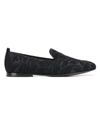 Dolce & Gabbana Brocade Detail Loafers