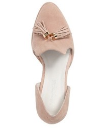 Jeffrey Campbell Civil Pearly Heeled Beaded Tassel Loafer