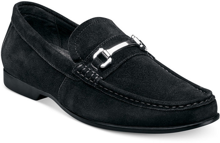 stacy adams black suede shoes
