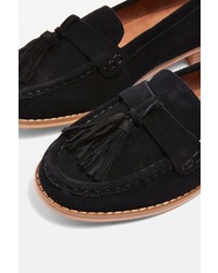 Topshop Lily Suede Tassel Loafers