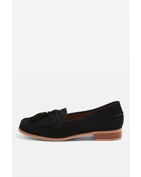 Topshop Lily Suede Tassel Loafers
