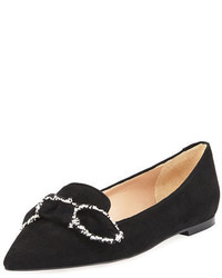 Sam Edelman Rochester Pointed Toe Loafer Flat With Bow