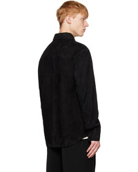 Zegna Black Buttoned Shirt